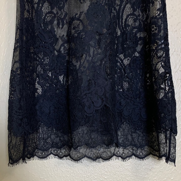 FLANNEL Black Lace Camisole Adjustable Straps Size 0 - Picture 3 of 8